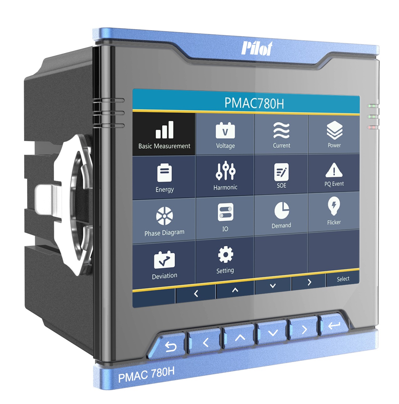 Medidor de energía eléctrica Clase A Pilot PMAC780H